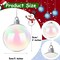 50 PCS Christmas Iridescent Ornaments,Plastic Clear Bubble Hanging Ornaments Balls,Christmas Rainbow Ball for Xmas Tree,Party,Wedding,Home Decor